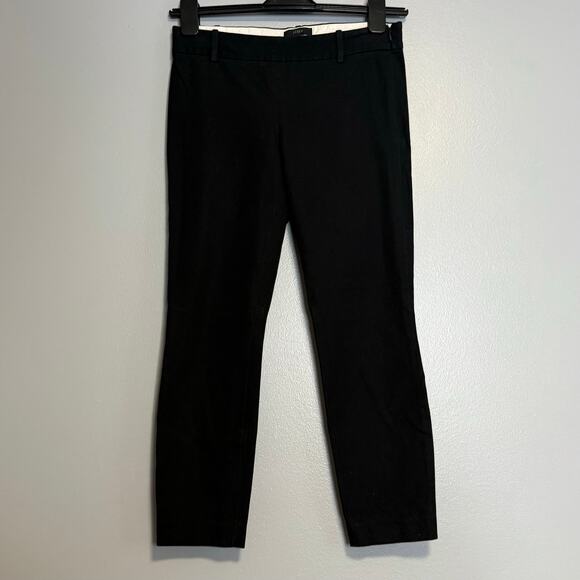 J Crew Black Stretch Minnie Cropped Leg Dress Pants 2 - Picture 1 of 5